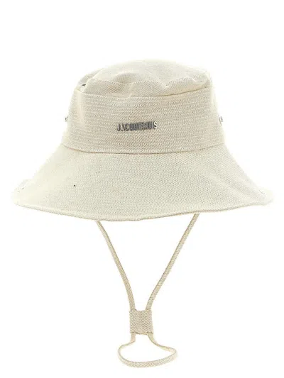 Jacquemus 'le Bob De-nîmes' Bucket Hat In Sand