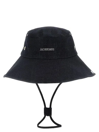 Jacquemus 'le Bob De-nîmes' Bucket Hat In Blue
