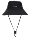 Jacquemus Denim Bucket Hat In Black