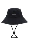 Jacquemus Logo Hat In Black