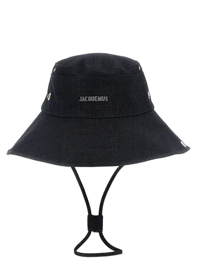 Jacquemus 'le Bob De Nîmes' Bucket Hat In Black