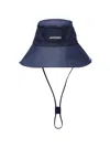 Jacquemus Le Bob De-nimes Bucket Hat Navy In Blue