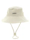 Jacquemus 'le Bob De-nîmes' Bucket Hat In Neutral