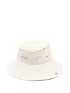 Jacquemus Le Bob De-nimes Bucket Hat In Neutral
