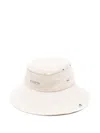 Jacquemus Le Bob De-nimes Bucket Hat In White