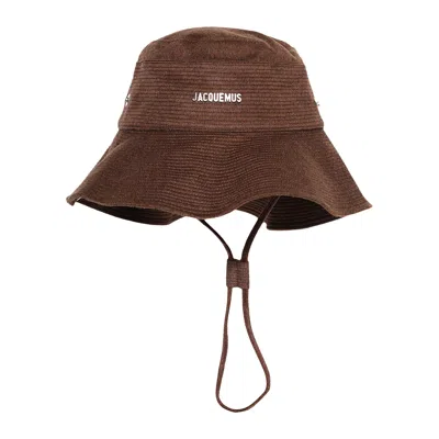 Pre-owned Jacquemus Le Bob De-nimes 'dark Brown' | Men's Size 60