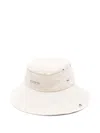 Jacquemus Le Bob De-nimes Bucket Hat In White