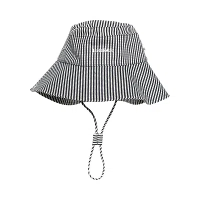 Pre-owned Jacquemus Le Bob De-nimes 'navy/white Stripe' | Blue | Men's Size 60