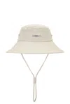 Jacquemus Le Bob De-nimes In Off White