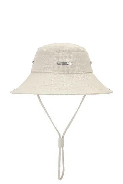Jacquemus Le Bob De-nimes In Off White