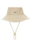 Jacquemus Le Bob Denimes Bucket Hat In Neutral