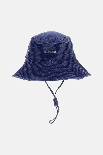 Jacquemus Le Bob De-nimes Hat In Pattern