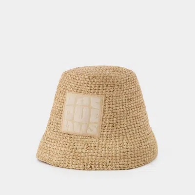 Jacquemus Le Bob Ficiu -  - Raphia - Beige