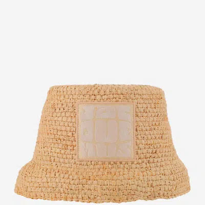 Jacquemus Le Bob Ficiu Bucket Cap In White
