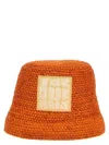 Jacquemus Orange Le Bob Ficiu Bucket Hat In Orange