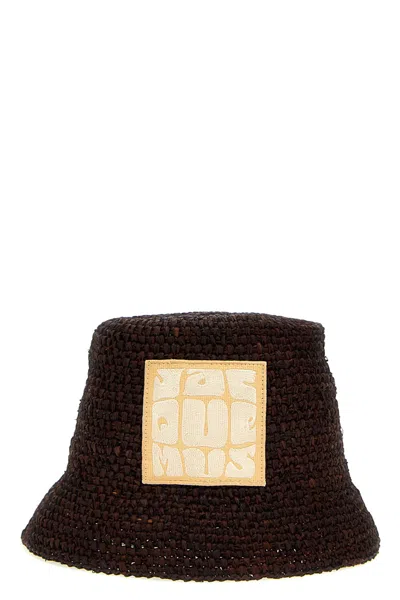 Jacquemus Brown Le Bob Ficiu Bucket Hat