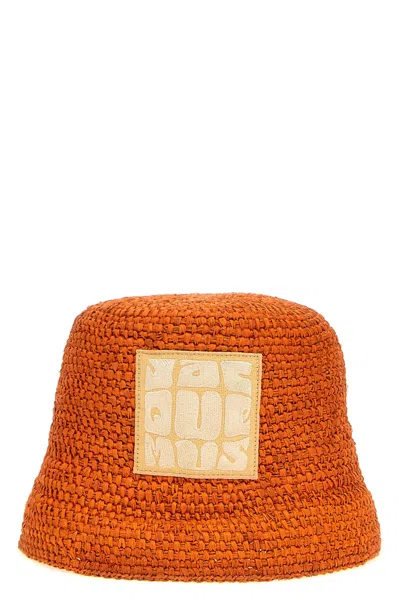Jacquemus Orange Le Bob Ficiu Bucket Hat