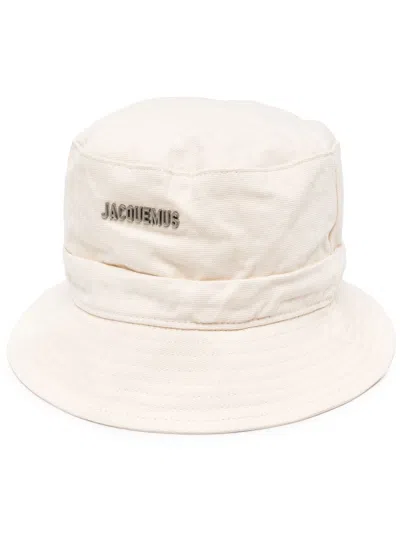 Jacquemus Le Bob Gadjo Bucket Hat In White