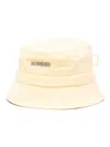 Jacquemus Relaxed Strap Detail Cotton Twill Hat