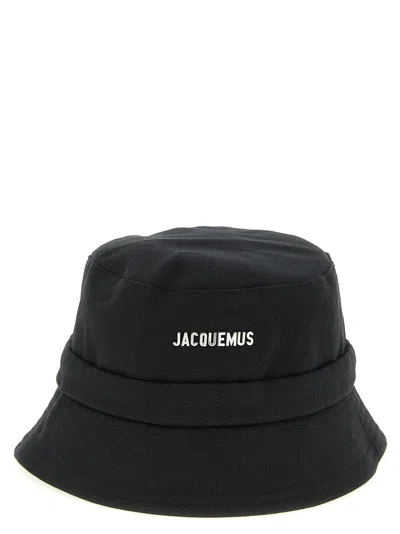 Jacquemus Le Bob Gadjo Bucket Hat In Black