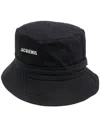 Jacquemus Le Bob Gadjo Bucket Hat In Black