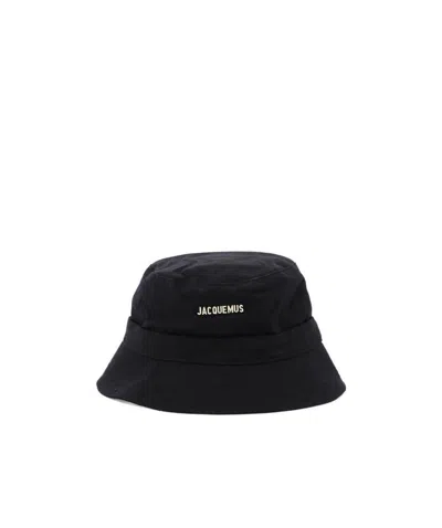 Jacquemus Le Bob Gadjo Bucket Hat In Black