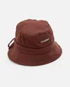 Jacquemus Brown Le Bob Gadjo Bucket Hat In Brown