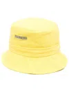 Jacquemus Drawstring Bucket Hat In Gelb