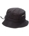 Jacquemus Le Bob Gadjo Bucket Hat In Gray