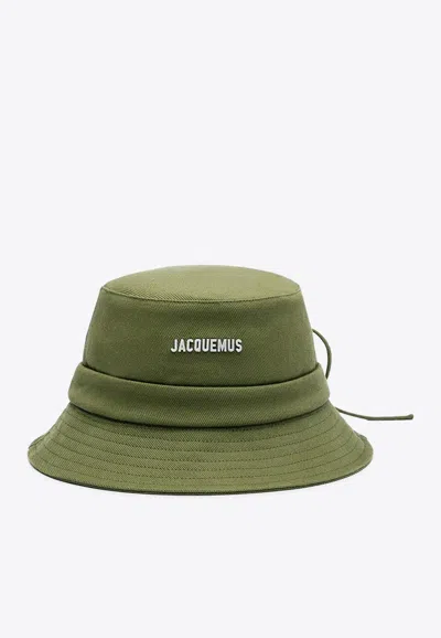 Jacquemus Le Bob Gadjo Bucket Hat In Gold