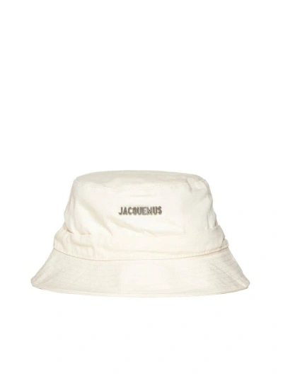 Jacquemus Le Bob Gadjo Bucket Hat In White