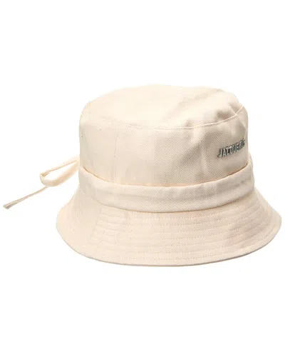 Jacquemus Le Bob Gadjo Bucket Hat In White