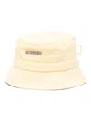 Jacquemus Women Le Bob Gadjo Bucket Hat In Yellow