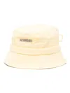 Jacquemus Women Le Bob Gadjo Bucket Hat In Yellow & Orange