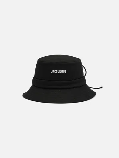 Jacquemus Le Bob Gadjo Mini Bag Hat For Men In Black