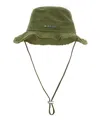 Jacquemus Le Bob Artichaut Bucket Hat Unsiex Khaki In Cotton In Green