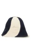 Jacquemus Off-white & Navy 'le Bob Gelato' Bucket Hat In Neutrals