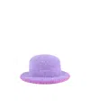 Jacquemus Le Bob Neve Bucket Hat In Purple