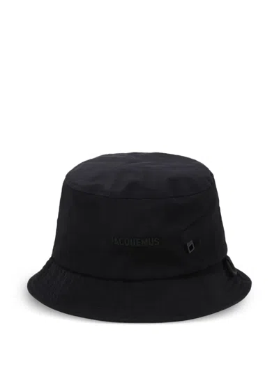 Jacquemus Le Bob Nylon In Black