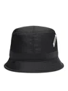 Jacquemus Logo Detailed Bucket Hat In Black