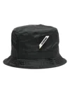 Jacquemus Ovalie Bucket Hat In Black