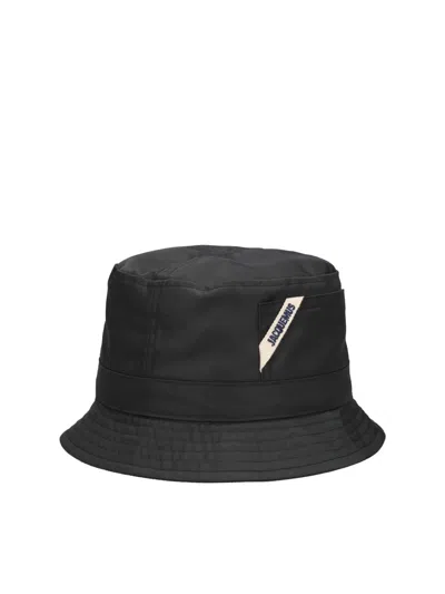 JACQUEMUS JACQUEMUS LE BOB OVALIE LOGO BUCKET HAT