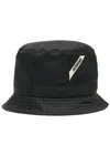 Jacquemus Ovalie Bucket Hat In Black