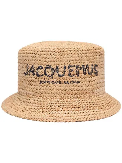 JACQUEMUS JACQUEMUS LE BOB PEACH BUCKET HAT