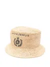 Jacquemus Raffia Fisherman Hat Hats Beige