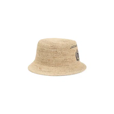 Jacquemus Le Bob Pesco Bucket Hat In Neutrals