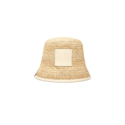 Jacquemus Le Bob Soli Bucket Hat In Yellow