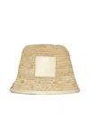 Jacquemus Le Bob Soli Raffia Bucket Hat