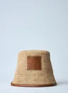 Jacquemus Women Le Bob Soli Bucket Hat In Brown