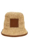 Jacquemus Le Bob Soli Raffia Hat In Brown
